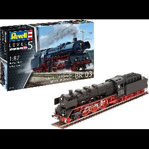 Revell Modelbouwpakket Militaire voertuigen - 02166 Schnellzuglokomotive BR03 Plastic - 1:87 - Modelbouw