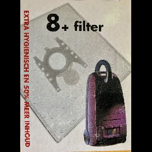 EUROPART - Stofzuigzakken + filter - TYPE A - 8 stuks