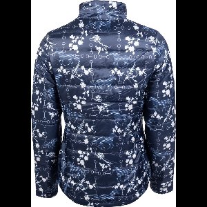 Jasje Bloomsbury blauw allover print maat M