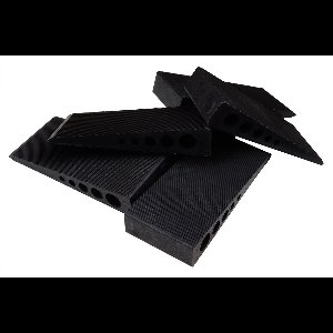 Wovar Kunststof wiggen 100 x 45 x 18 mm Zwart | 50 Stuks