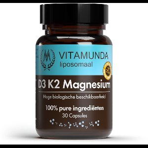 Vitamunda Vegan D3 K2 Magnesium Family Pack 3+1