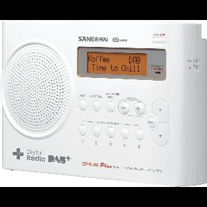 Sangean DPR-69+ - Draagbare radio met DAB+ - Wit