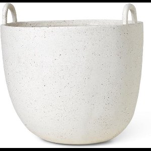 Ferm Living - Speckle Pot - Large - Bloempot - Wit
