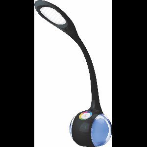 PLATINET PDL20BK LED Bureaulamp 7W met RGB nachtlamp functie zwart