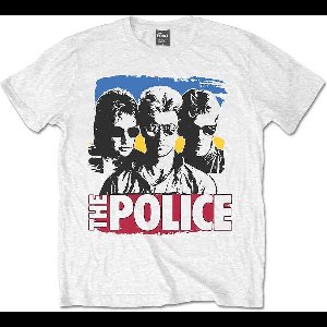 The Police - Band Photo Sunglasses Heren T-shirt - XL - Wit