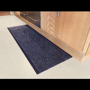 JYG Tapijtloper Club Blauw 66 x 400 cm (= 4m ) - Keukenloper - Anti Slip - snijdbaar