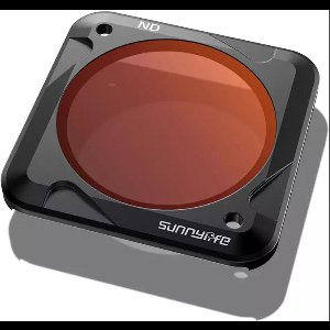 50CAL ND8 (Neutral Density) Actioncam Camera Lens Filter geschikt voor DJI Action 2 - 3 f-stops - magnetisch click-on - professionele kwalteit gehard glas & aluminium frame -krasbestendige coating