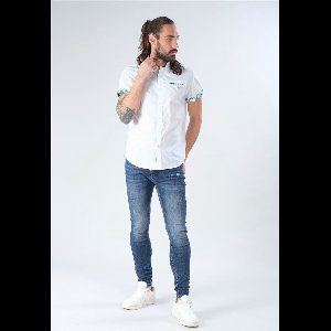 DEELUXE Shirt met korte mouwen en printMAJORCA White