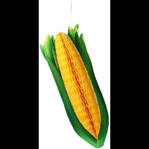 Reuze decoratieve papieren maiskolf van 60 cm