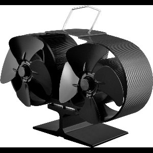 Haardventilator met dubbele motor | hout kachel ventilator - Duurzaam - Betere luchtverplaatsing