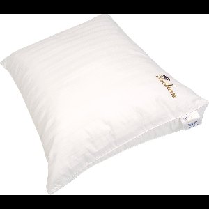 Polydaun Waldkrone Königshof hoofdkussen - katoenen tijk - GRS gerecyclede Comfort-O-Bol vulling - 900 gram - navulbaar - 60x50x10/0 cm