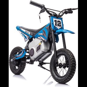 Kinder crossmotor elektrisch - khaki - 350W - 116x53x75 cm