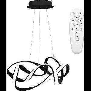Toolight App820-Cp Eve Hanglamp Zwart 20X49X90Cm