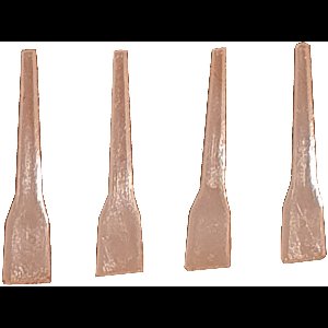 50 stuks Plectrums/kieltjes voor klavecimbel, virginaal of spinet | Voorgeïntoneerd! Delrin met handige puntmarkeringen | maat S (wit) 50 stuks