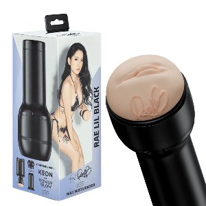 Kiiroo Pocket Pussy Rae Lil Black - Masturbator voor Man - Realistisch en Zacht - Geoptimaliseerd voor Keon en PowerBlow - FeelStar Masturbators