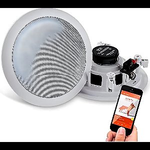 Pyle Bluetooth Luidsprekers – Plafondluidsprekers - 2-Weg Luidsprekersysteem – Bluetooth Speakers- Plafondspeakers - Inbouwluidsprekers voor Thuis - Stereogeluid -150 Watt