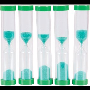 Bigjigs zandloper 1 Minuut Timer (Set van 5)