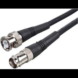 BNC (m) - BNC (v) verlengkabel - RG58 - 50 Ohm / zwart - 5 meter