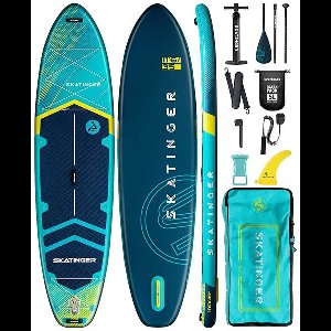 Skatinger Prana Meteor Blue 350x89x15 cm (11'6'') yoga SUP board