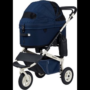 AirBuggy Dome 3 Premier Set Large – Navy Blue - Honden buggy - Wandelwagen voor huisdieren