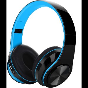 KINSI Draadloze Hoofdband Bluetooth Headset, 3-in-1 Verbinding: Bluetooth 5.0/ TF-Kaart/ Kabel, Opvouwbaar Compact Ontwerp, Dubbele Modussen: Draadloos & Met Kabel, Plug-and-Play