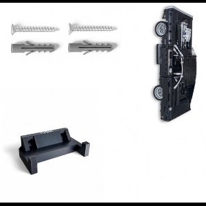 YUOM. Wall Mount voor LEGO Technic Dom's Dodge Charger - incl. schroeven & pluggen - Muurbeugel LEGO Technic Car Wall Mount - Dodge Charger - Lego houder auto modellen - Lego Dodge Charger - Zwart