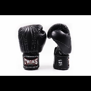 Twins BGVL14 Bokshandschoenen 16 oz – Zwart – Premium – Echt Leer