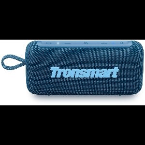 ​Tronsmart Trip 2 Portable Speaker 10W Enhanced Bass 20H Play IPX7 Waterproof Clip On Stereo Pair Voice Assistant​​ Blue