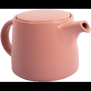 Point-Virgule theepot uit steengoed Rose Sand met infuser uit rvs 8x7x7cm