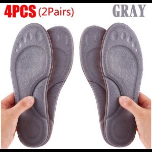 4D Massage Inlegzolen Maat 39-40 (250mm) - Warme en Zachte Latex Sport Binnenzool voor Voeten - Orthopedisch Steun en Comfort voor Hardlopen, Wandelen en Dagelijks Gebruik - Versterk Voetgezondheid