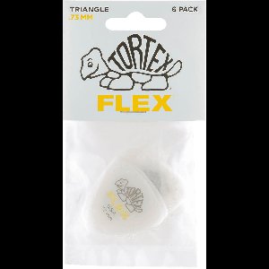 Jim Dunlop Flex Triangle - Plectrum - 0.73 mm - 6-pack
