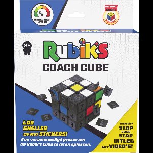 Rubik's Coach Cube - Leer de kubus van 3x3 op te lossen met stickers handleiding en video's