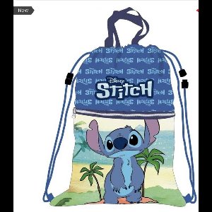 Lilo & Stitch luxe zwemtas / rugzak / gymtas - blauw