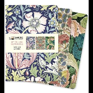 Midi Notebook Collections- William Morris Set of 3 Midi Notebooks