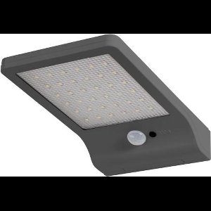 Osram LED Doorled Solar Batterijgevoede lamp, voor buitengebruik, koel wit, geïntegreerde bewegingssensor SolarPanel