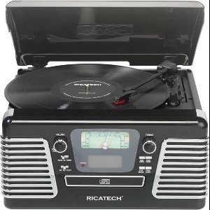 Ricatech Home entertainment - Platenspelers RMC100 - Zwart