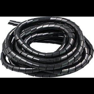 By Qubix Kabelgoot spiraalslang - kabelgeleider - 10 meter - diameter 8 mm