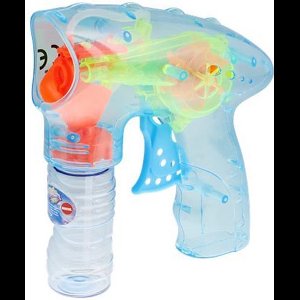 Bellenblaaspistool met bellenblaas - Multicolor - Kunststof - 15 x 16 cm - Assorti