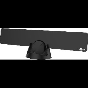 Goobay Ultraplatte actieve Full HD DVB-T2 binnenhuisantenne, incl. LTE/4G-filter