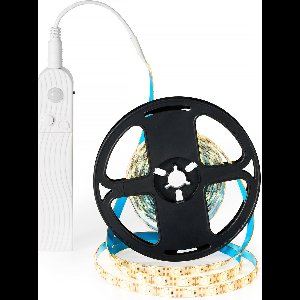 YONO Led Verlichting Strip met Bewegingssensor - Zelfklevend met Sensor voor Binnen - Warm Wit Licht - 3 Meter