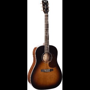 CORT COET100SSFSB Westerngitaar, Aarde 100 SSF, Sunburst, voorversterker