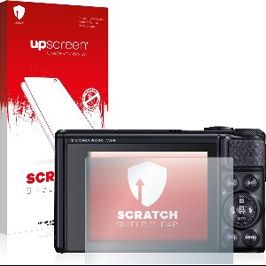 upscreen - Screenprotector voor Canon PowerShot SX740 HS / Lite - Folie Beschermfolie transparant