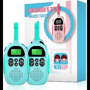 Yarvu ® - Twintalker 5000 - 2 stuks Walkie Talkie - Ingebouwde Accu - Voor Kinderen & Volwassenen - Walkietalkie - Blauw