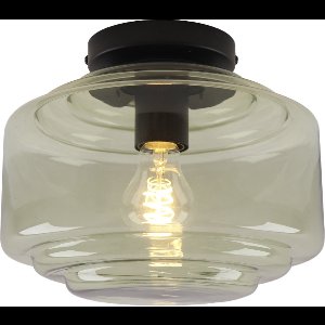 Olucia - Design plafonnière groen, Maret - Vorm: Rond