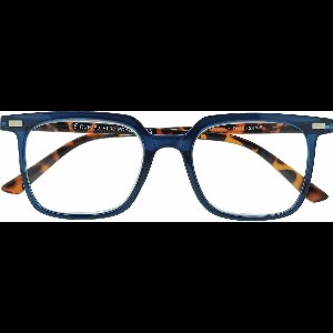 Noci Eyewear RCE358 leesbril Lucca +1.00 Rechthoekig montuur - Petrol blauw met tortoise poot