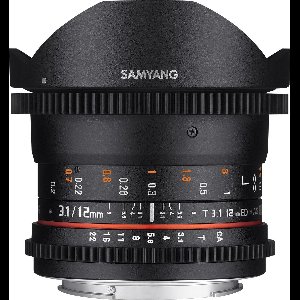 Samyang 12mm T3.1 Vdslr Ed As Ncs Fisheye - Prime lens - geschikt voor Sony Spiegelreflex