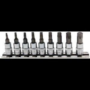 BGS - Torx doppenset -  9 delig - T10 - T15 - T20 - T25 - T27 - T30 - T40 - T45 en T50 - 1/4 aansluiting - BGS2164