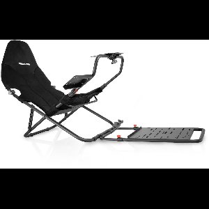 REBBLERS® SIMR100 Foldable Sim Racing Cockpit - Opvouwbare Racestoel - Compact - Zwart