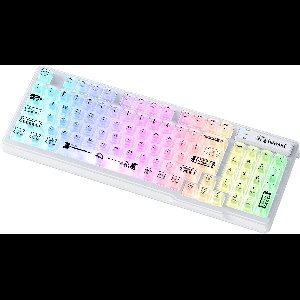 M95 Transparant RGB Gaming Toetsenbord - Side RGB light strip - 94keys - Milky Translucent