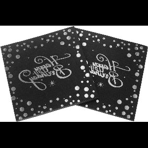Cosensi - Servetten Happy Birthday voor verjaardag decoratie - 40 stuks